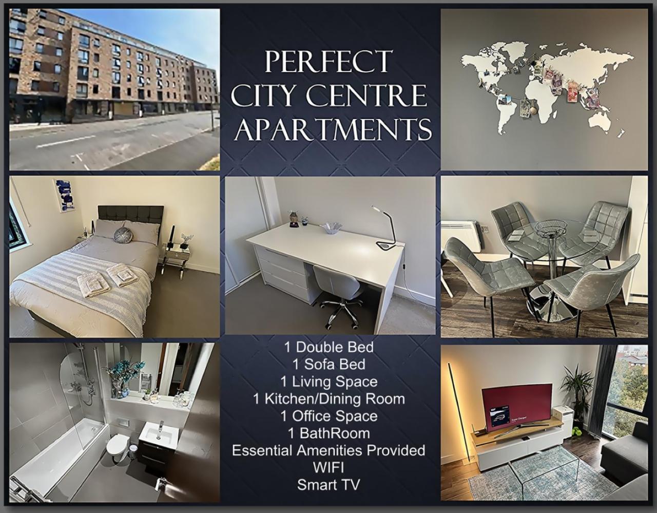 Perfect-City Centre-Apartment Birmingham Zewnętrze zdjęcie